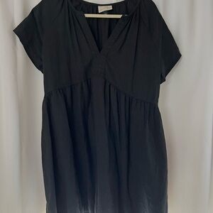 Black Linen Dress